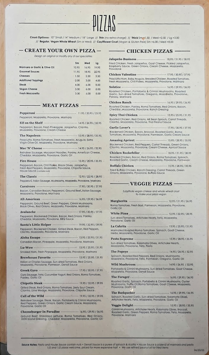 Moose's Tooth Pub & Pizzeria Menu - Image 2